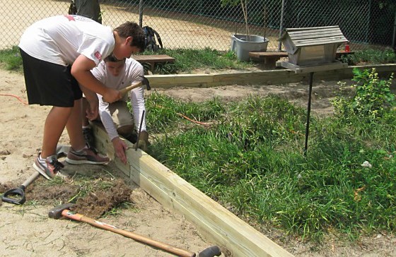 Restoration of Children's Garden askHRgreen.org mini-grant program, restoration of children's garden
