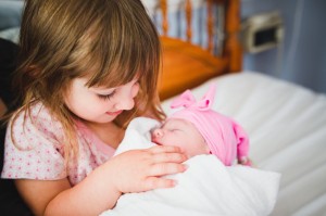 My other "finished product", Cora with big sister Madelyn.